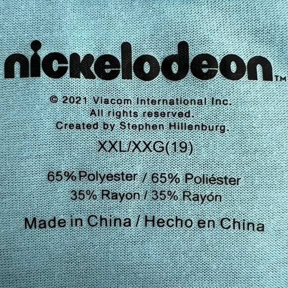 NWT SpongeBob SquarePants (XXL) Nickelodeon Graphic T-Shirt 90s Cartoon - Picture 6 of 6